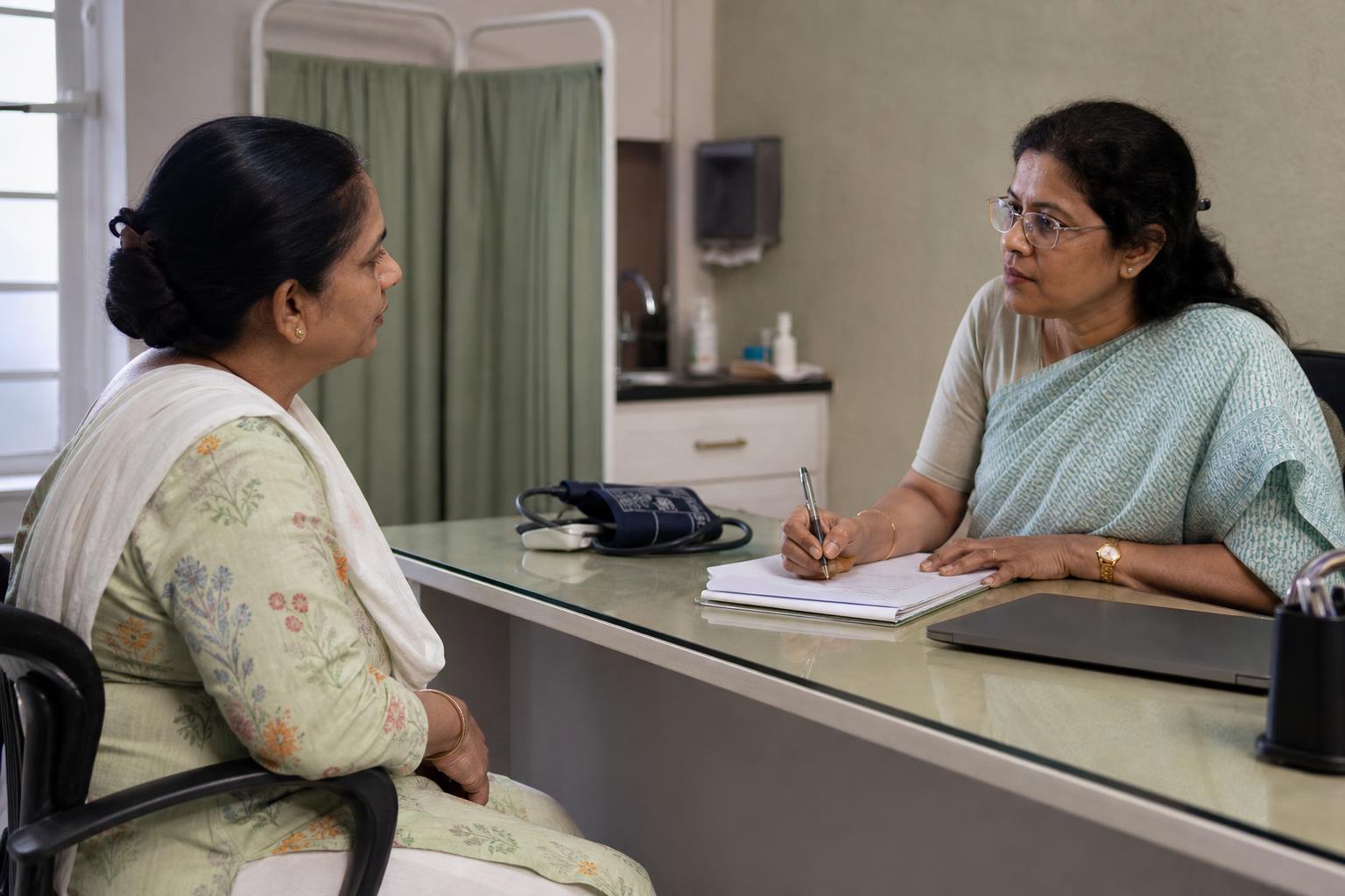 A private gynaecology consultation
